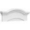 Ekena Millwork Eyebrow Architectural Grade PVC Pediment, 30"W x 10-1/2"H x 2-3/4"P PEDP030X105EYE00 - alternate 1